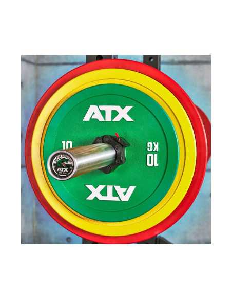 Barre de musculation droite 240 cm avec capacité de charge extrême 800 kg - Raptor Squat Bar ATX 