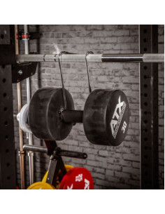 Paire de crochets d'haltères ATX de qualité professionnelle pour entraînements sans assistance 