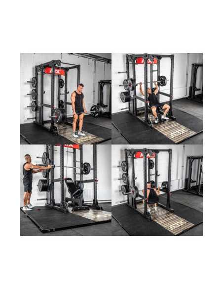 Plateforme de deadlift professionnelle ATX 3x3 mètres pour power rack et multi-press 