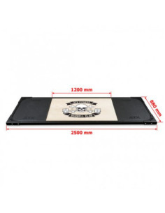 Plateforme ATX Barbell Club d'haltérophilie professionnel avec système d'absorption des chocs 