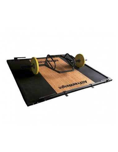 Plateforme de deadlift et haltérophilie professionnelle en bois et caoutchouc-Home-musculation-Pas cher