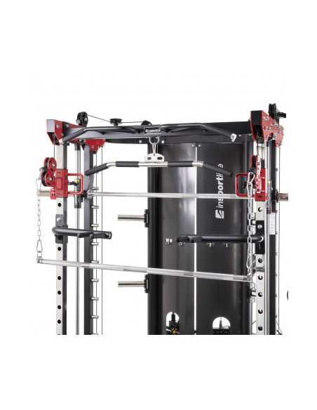 Smith machine de musculation avec colonnes de poids et barre guidée pour entraînement complet en salle de sport professionnelle 