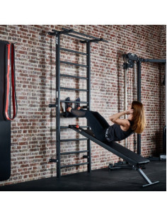 PACK home gym - Espalier ATX et barres d'haltères courtes x 2 