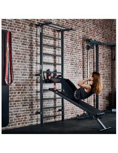 PACK home gym - Espalier ATX et barres d'haltères courtes x 2 