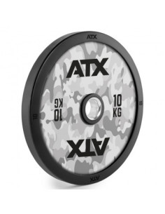 Pack pour exercices de force de marque ATX - Barre 220 cm avec 100 kg de poids et stop disque x2 