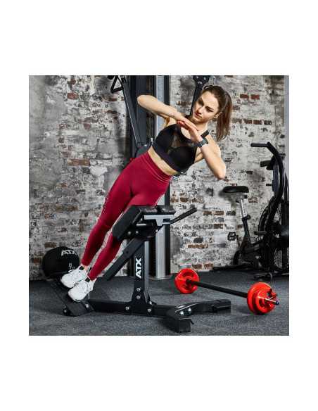 Banc hyperextension ATX 45° pour entraînement du dos capacité de charge +250 kg 