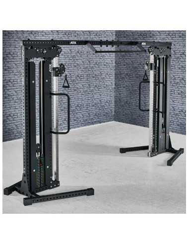 Poulie vis à vis professionnelle ATX avec colonnes de poids 2 x 90 kg Cable Crossover 800 series 