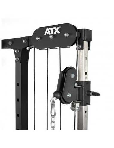 Station poulie vis à vis CORNER ATX à charge libre - Câble Cross over 