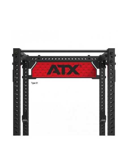 Plaque de logo ATX pour power rack de série 800 - possibilité de créer votre logo 