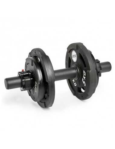 Barre courte 51 cm Fat Grip ATX pour amélioration de la force de préhension 