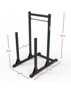 Rack à squat ATX de musculation pour salle professionnelle capacité de charge 400 kg 