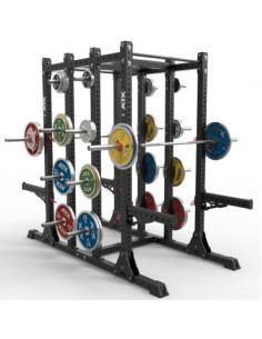 Rack double à squat modulable professionnel ATX capacité de charge 2000 kg 
