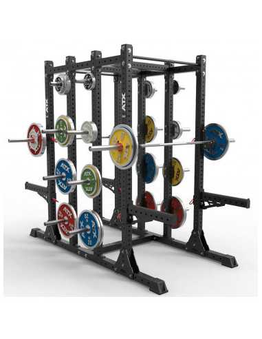 Rack double à squat modulable professionnel ATX capacité de charge 2000 kg 