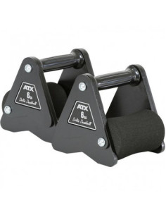 Lot paires d'haltères Delta Dumbbell triangulaire ATX de 4 à 20 kg 