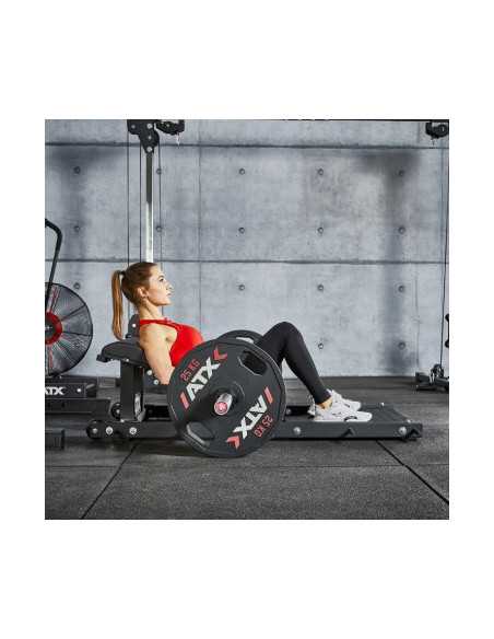 Hip Thruster ATX pour entraînement intense des fessiers avec roues de transport - Capacité de charge 250 kg 