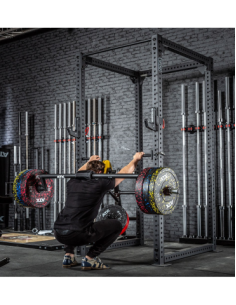 Set de disques de poids olympique en caoutchouc absorbant ATX 200 kg 