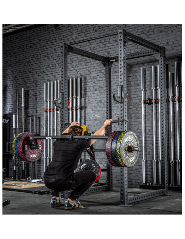 Set de disques de poids olympique en caoutchouc absorbant ATX 200 kg 