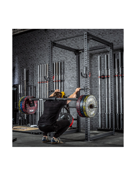 Set de disques de poids olympique en caoutchouc absorbant ATX 200 kg 