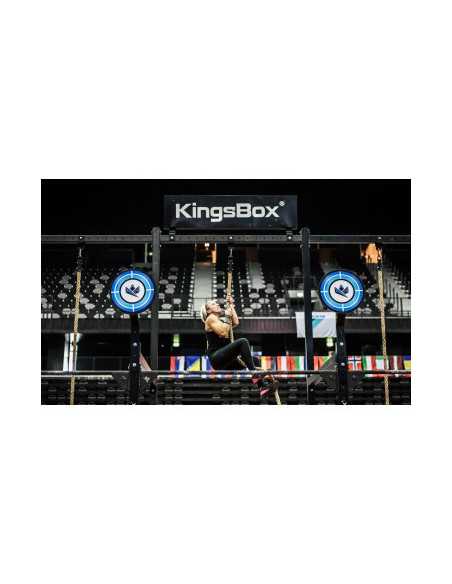 Accessoire en acier pour corde d'escalade sur plateforme Royal - Kingsbox 