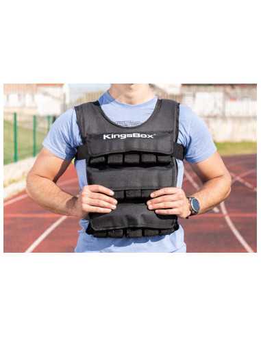 Gilet de lest pour entraînement de musculation cardio et cross-training - KINGSBOX 