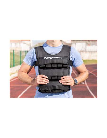 Gilet de lest pour entraînement de musculation cardio et cross-training - KINGSBOX 