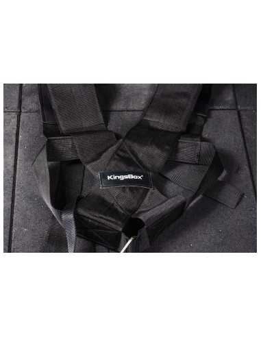 Gilet de tirage réglable pour entraînement de musculation avec traîneau - Kingsbox 