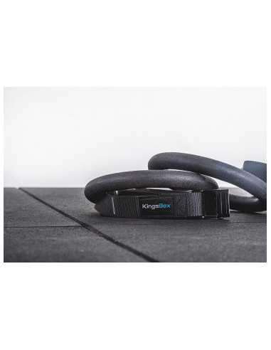 Sangles réglables pour anneaux de gymnastique - Marque Kingsbox 