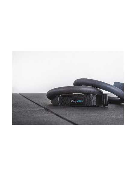 Sangles réglables pour anneaux de gymnastique - Marque Kingsbox 