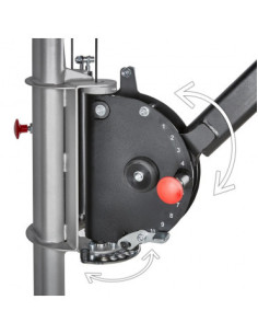 Station de musculation multifonctionnelle ATX avec double poulie et colonne de poids - Fixation murale 