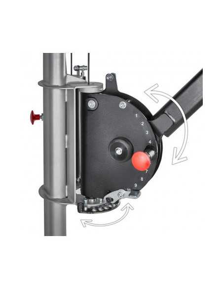 Station de musculation multifonctionnelle ATX avec double poulie et colonne de poids - Fixation murale 