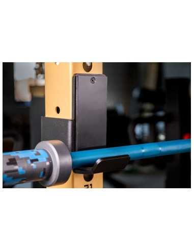 Paire de crochets en J de sécurité pour station rigs de cross-fit version Mighty 