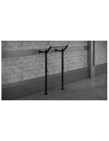 Rig Mighty à fixation murale Kingsbox avec crochets en J et barre de traction 