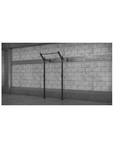 Demi rack Royal Kingsbox de musculation mural avec crochets en J - Capacité 500 kg 