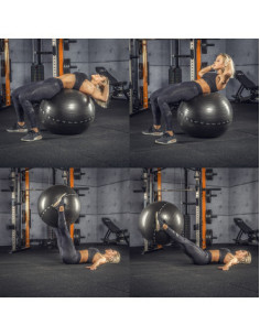 Ballon ATX anti-éclatement pour exercice de cross-training - 65 cm de diamètre 