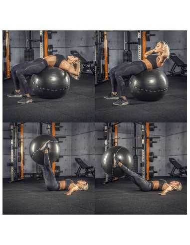 Ballon ATX anti-éclatement pour exercice de cross-training - 65 cm de diamètre 