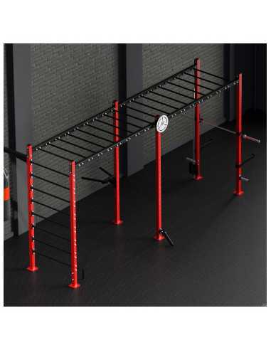 Cage professionnelle multipostes pour box de crosstraining 