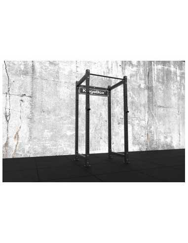 Power Rack Kingsbox avec crochets en J et barre de traction - Série Mighty 