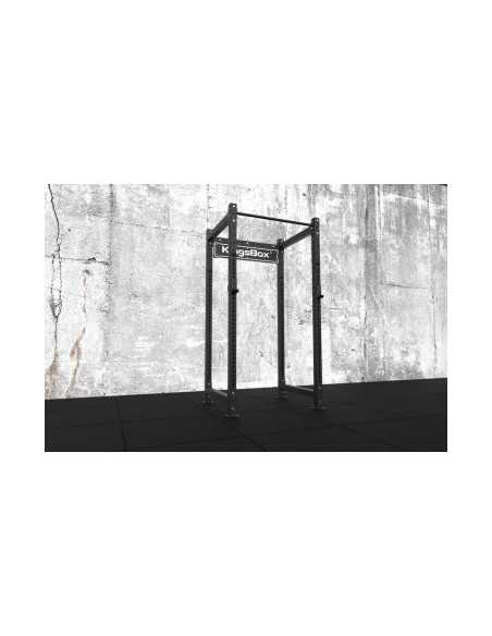 Power Rack Kingsbox avec crochets en J et barre de traction - Série Mighty 