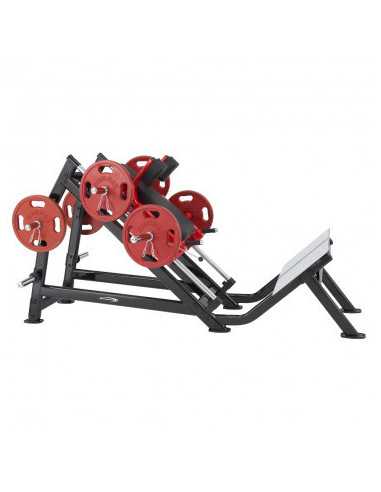 Hack squat de musculation professionnel à charges libres pour salle de sport commerciale -  Quads - Ischio-jambiers - Fessiers 