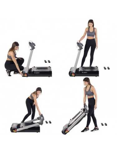 Tapis de course électrique vitesse maximale 12 km/h avec console de contrôle 