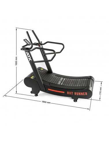 Tapis de course incurvé ATX avec contrôle de la résistance 