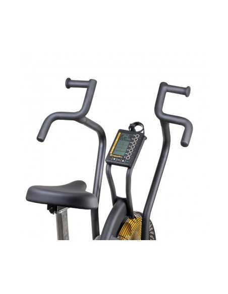 Vélo Air Bike à résistance à air poignées amovibles avec verrous pour position fixe - Roues de transport 