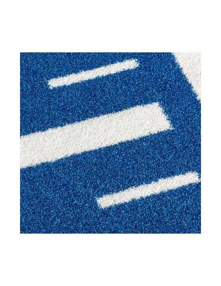 Rouleau de gazon synthétique bleu 10 x 1,3 mètres pour salle de musculation et crosstraining 