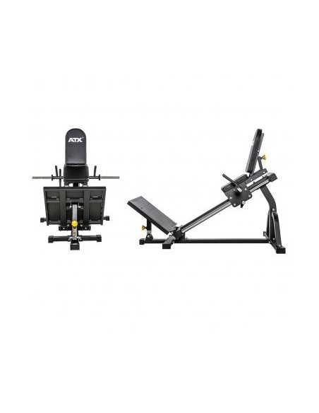Presse à cuisses et mollets ATX compacte capacité 650 kg siège réglable 