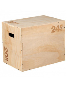 Plyo jump box en bois 3 en 1 pour crosstraining
