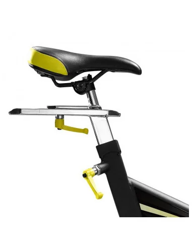 Vélo de spinning ATX avec selle et guidon multiréglabes - Volant d'inertie de 16 kg 