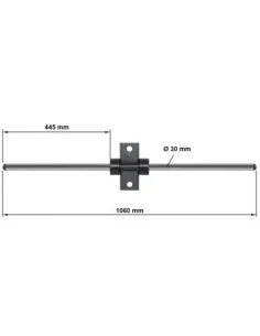 Adaptateur poids standard 30 mm pour option Belt Squat ATX 