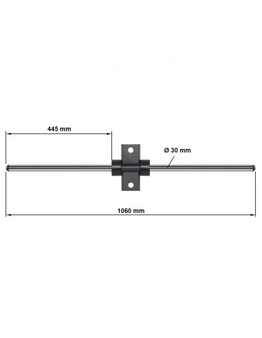 Adaptateur poids standard 30 mm pour option Belt Squat ATX 