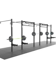 Station rigs de cross-training murale avec 10 modules pour salles professionnelles-Home-musculation-Pas cher