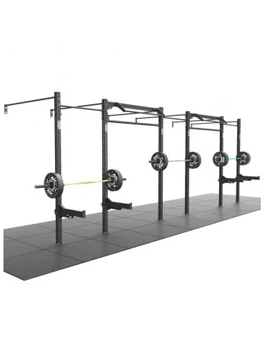 Station rigs de cross-training murale avec 10 modules pour salles professionnelles-Home-musculation-Pas cher